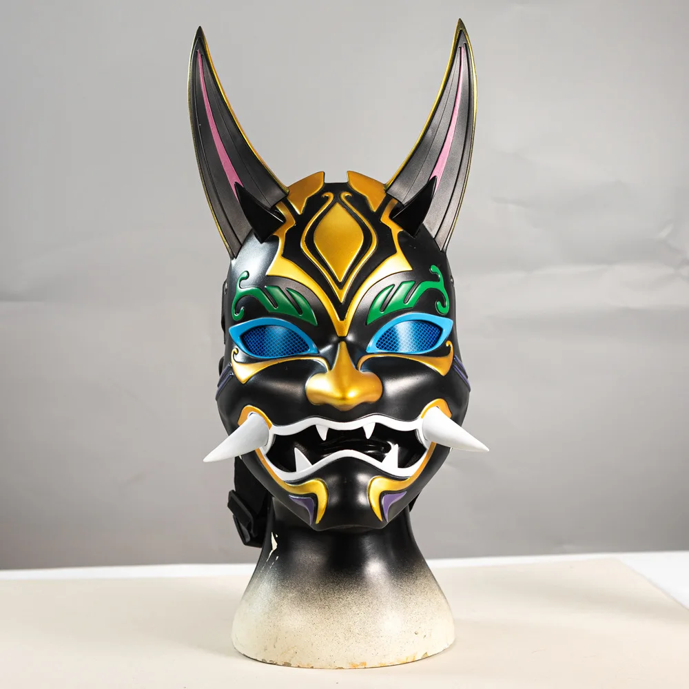 

Halloween Protector Big Cosplay Props Film and Television Animation Game Full Face Resin ABS Mask