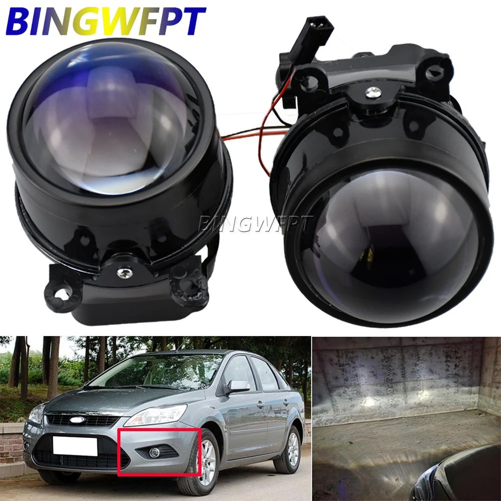 

Fog Light Lens PTF Projector LED Light for Ford Focus MK2 2009-2011 Headlight Fog Lamp Assembly