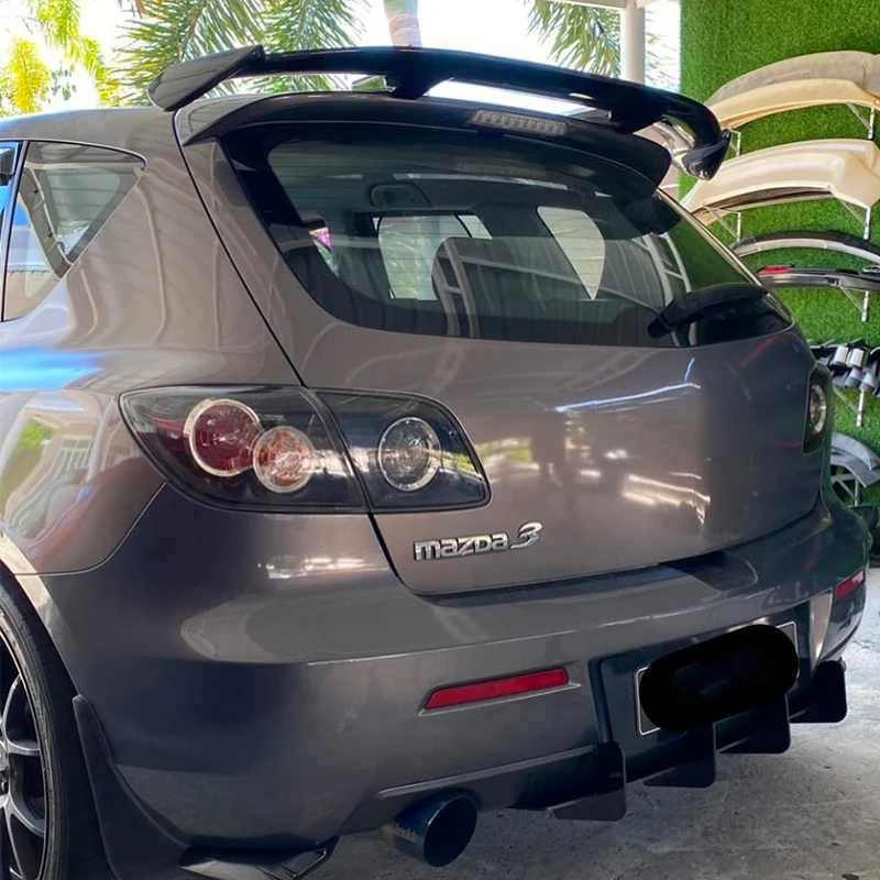Für Mazda 3 Fließheck/2006-2012 Jahr Dach GT Spoiler Flügel Auto Stamm Hinten Schwanz Lip Body Kit zubehör