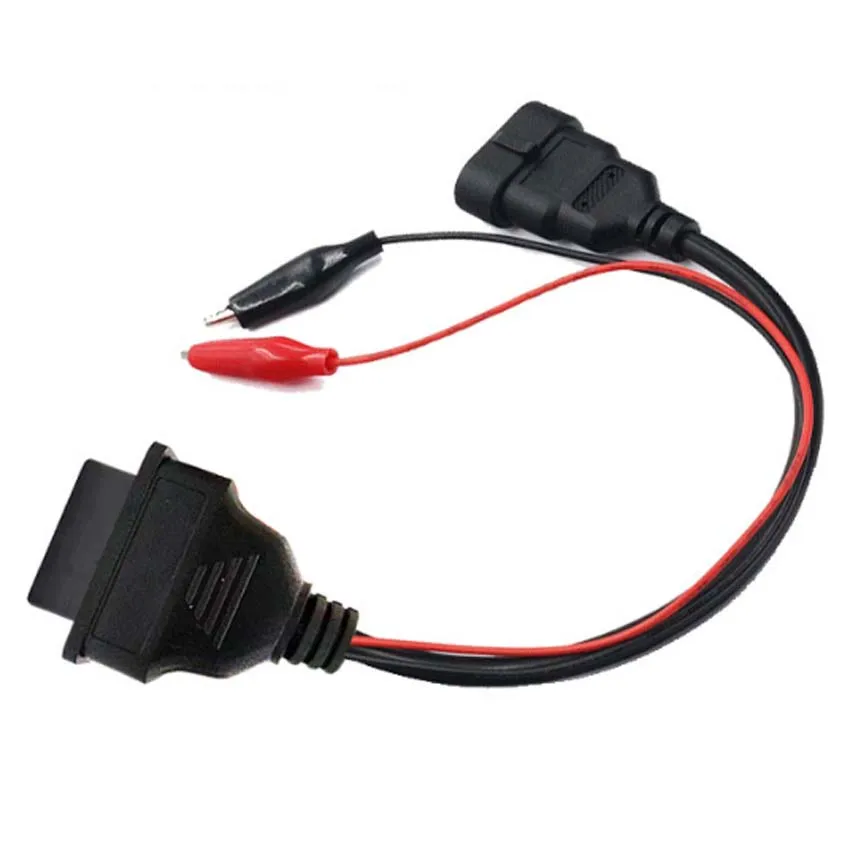 2 Type Option 3PIN To 16PIN OBD2 Cable Car Conversion Line for Fiat/Alfa/Lancia Old 3pin Diagnostic Connector for SYM Motorcycle