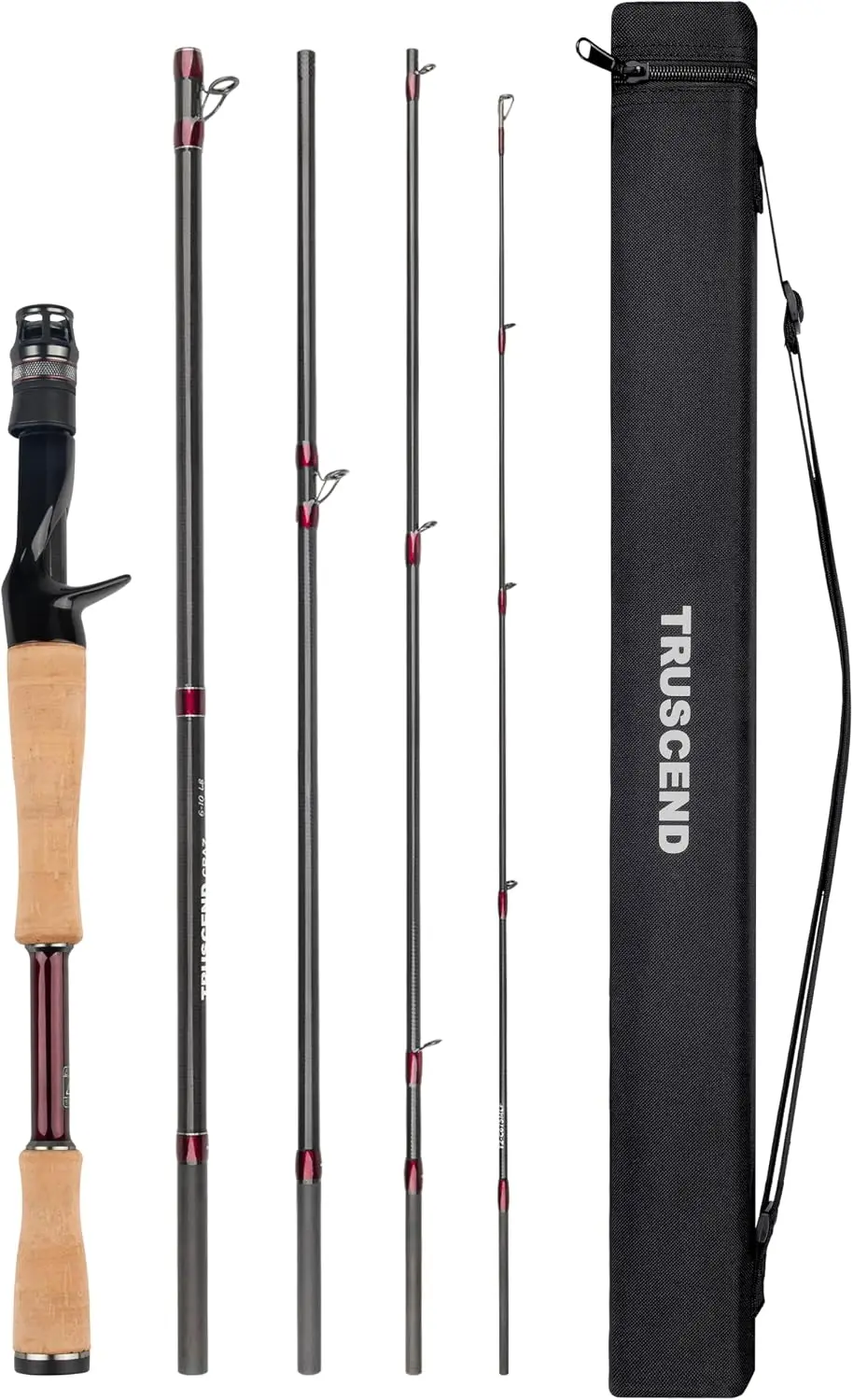 Baitcasting Fishing Rods, 1-Piece Performance Multi-Piece Travel Rod, High Strength Sensitive Backbone, Tough Construction with