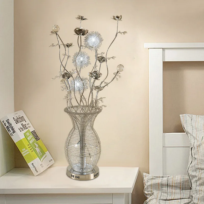 Modern warm desk lamp, aluminum romantic desk lamp, wedding festival desk