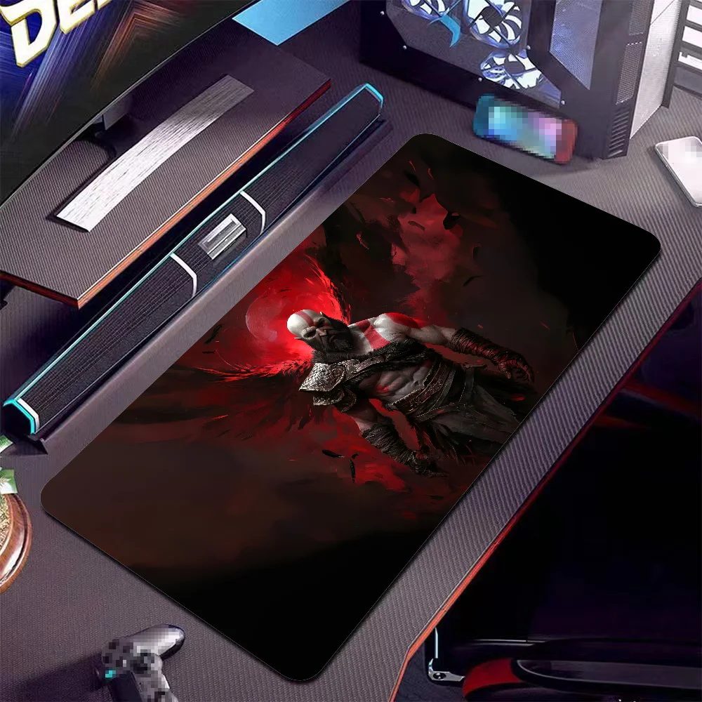 

G-God OF W-War Gaming Mousepad Large Anti-Slip Mouse Pad Stitched Edges Mat Durable Desk Laptop Gaming​ Keyboard Pad XXL