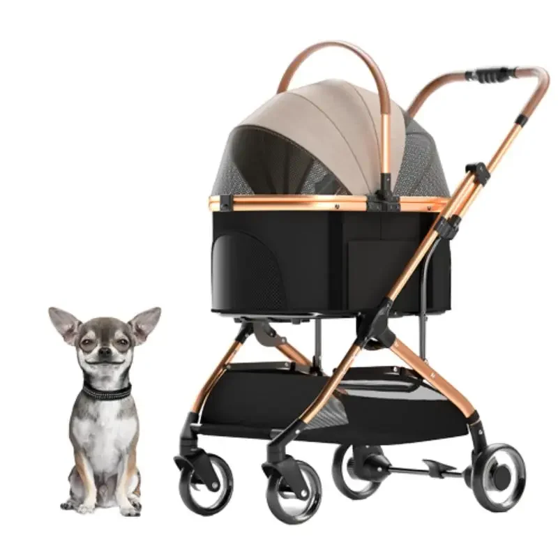 Pet Stroller,Bello Puppy Stroller Detachable Pet Stroller For Dogs Pet Carriers & Travel Products