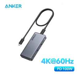 Anker 343 7-in-1 허브 USB C 도킹 스테이션, 노트북용 외장 그래픽 카드, 100W 전원 공급