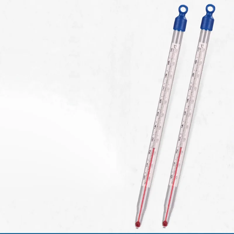 10PCS Glass thermometer 0-100 degrees home greenhouse special breeding seedling red water glass temperature meter outdoor