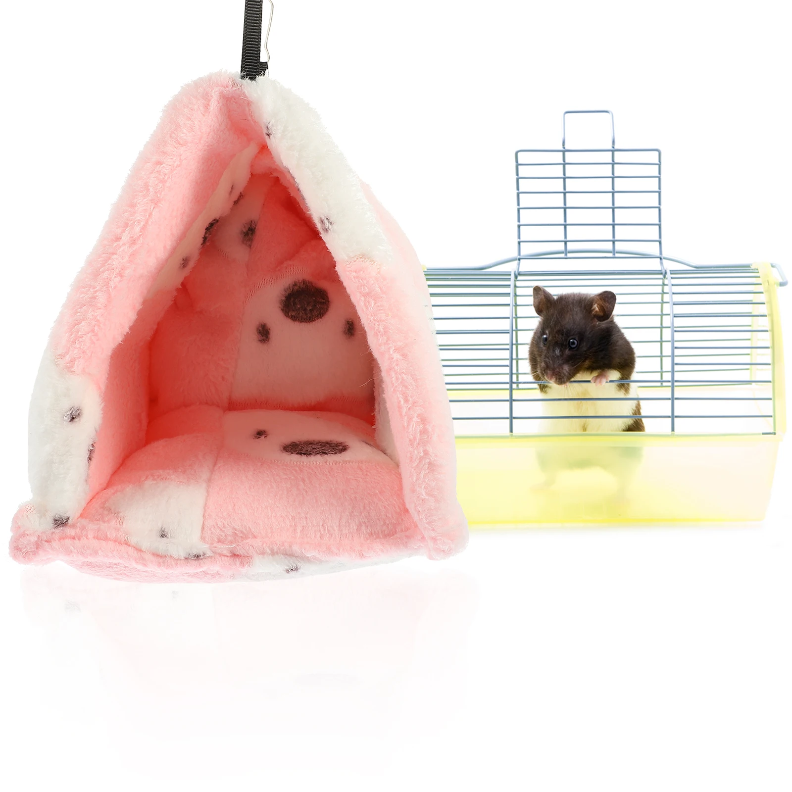

Pet Sleeping Nest Warm Cotton Hut for Hedgehog Squirrel Guinea Pig Resting Bed Comfortable House Hamster Rabbit Winter for Pet