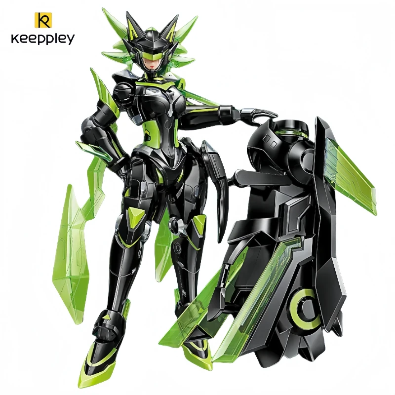 

New KEEPPLE King of Glory building blocks Sun Ce Sun Shangxiang robot mecha warrior movable doll model assembled toy gift