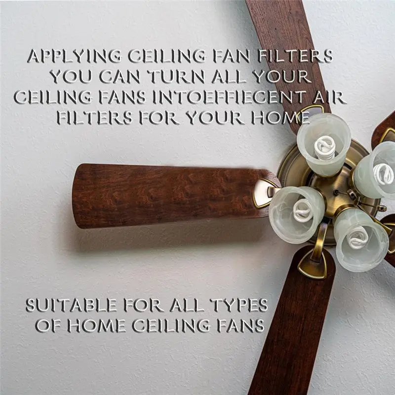 A84E-Ceiling Fan Filters For Ceiling Fan Effectively Purified Air Of Common Room Contaminants