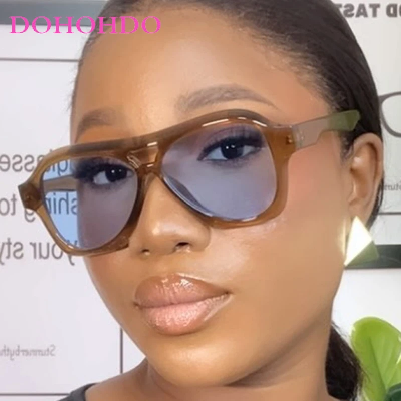 

Retro Pilot Outdoor Driving Double Bridge Women's Sunglasses Trending Brand Designer Men Sunglass Travel Eyewear UV400 Lentes