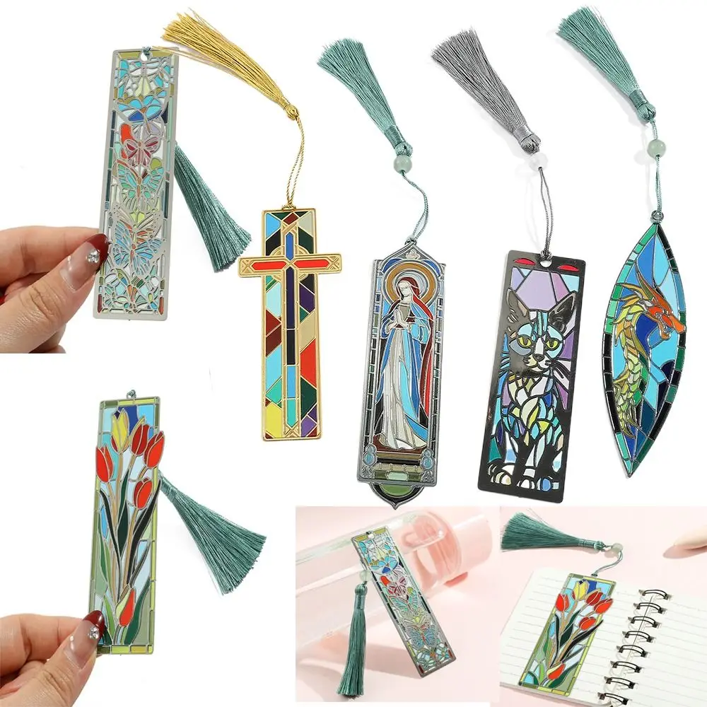 

Металлическая Закладка-подвеска в виде книжки с изображением масляной живописи