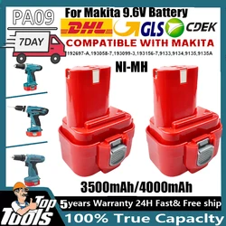 PA09 NI-MH Battery 9.6V 3500mAH/4000mAH For Makita PA09 Power Tool Battery PA09 9120 9122 9134 9135 9135A Screwdriver Battery