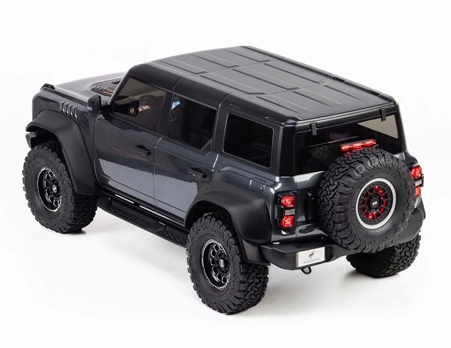 1/8 Scale KM Ford Bronco Raptor trail-ready RC crawler design