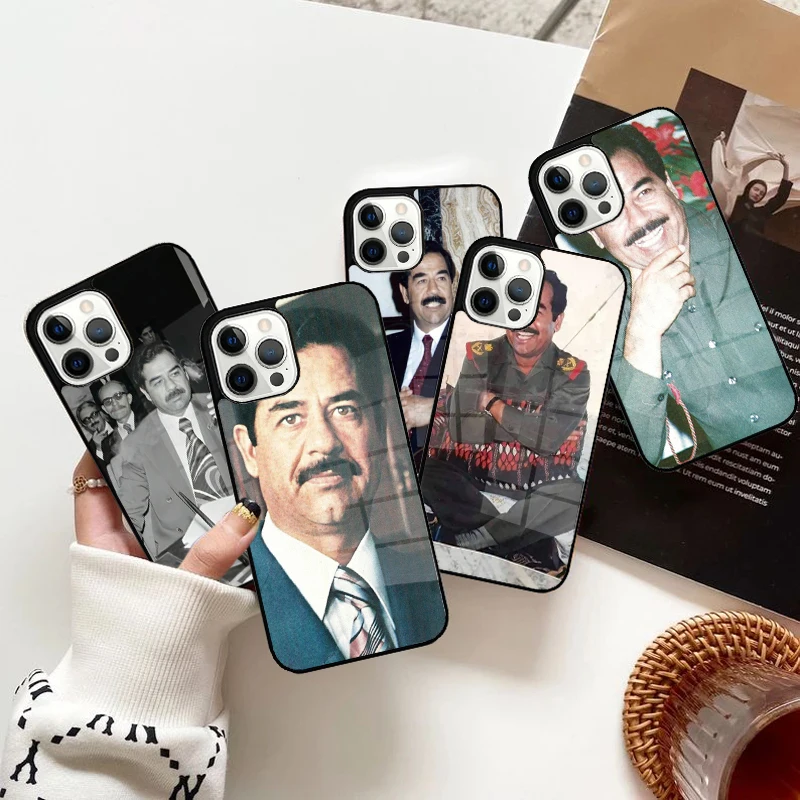 Saddam Hussein Iraq Arabic Phone Case Strong Magnetic for iPhone 15 16 14 13 Pro Max 11 12 Mini Magsafe Wireless Charging Cover