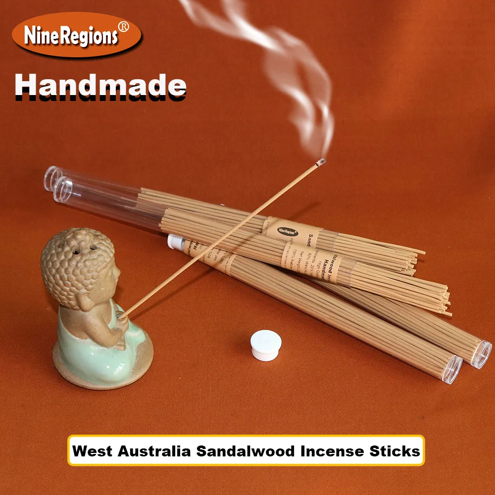 Wholesale 20g West Australia Sandalwood Handmade incense Sticks High Quality Pure Natural   Aromatherapy Freshener Home Aroma