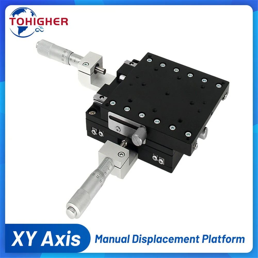 XY Axis Optical Linear Stage Sliding Table Manual Displacement Platform 40mm 60mm Mini Linear Actuator LGY40 LGY60 LY40 LY60