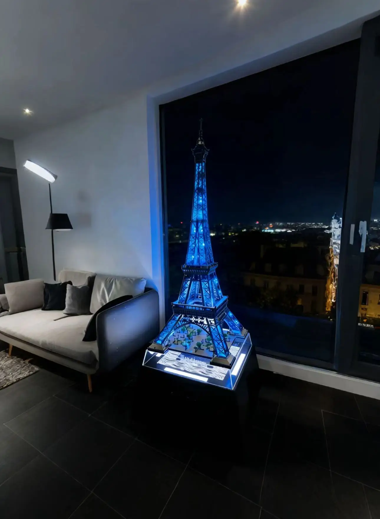 Compatibel met 10307 Eiffeltoren LED-lichtset, beroemde architectuur stad bouwstenen speelgoedset cadeau (exclusief bouwsteen