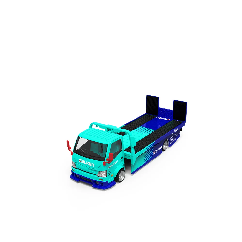 1:64 Falken H300 Alloy Truck Model Collectible Car
