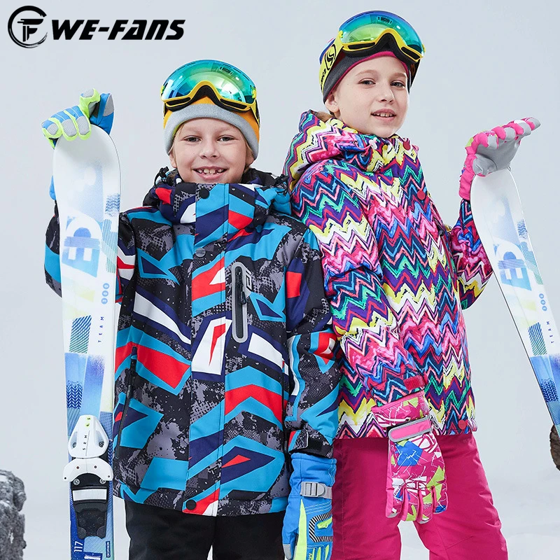 Outdoor Sports Children Thermal Waterproof Ski Suit Boys Girls Jacket Teenage Quality Kid Skiing Pants Snowboard Clothing