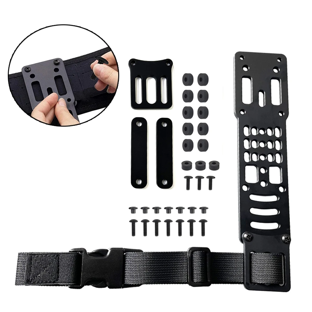 Tactical Modular Drop Leg Platform | QLS-Compatible Adjustable Metal Adapter for Airsoft Gear Accessories
