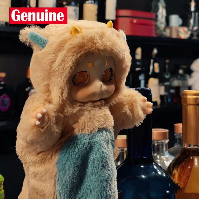 Genuino Cino Scintillante Peluche Burattini a mano Giocattolo divertente Interazione Burattini da dito Casa da gioco creativa Giocattolo di ruolo Regali divertenti