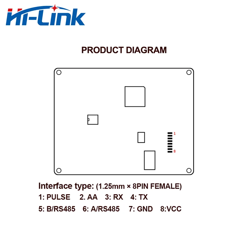 Free Ship Hi-Link HLK-LD2415H Millimeter Wave Vehicle Speed Measure Radar Module 24G Long Range Speed Sensor for transport light