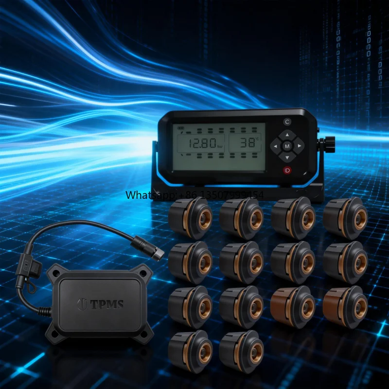 CXT 8 10 12 14 Wheels Truck Trailer TPMS Tire Pressure Monitoring System Multiple Sensors for Fleets