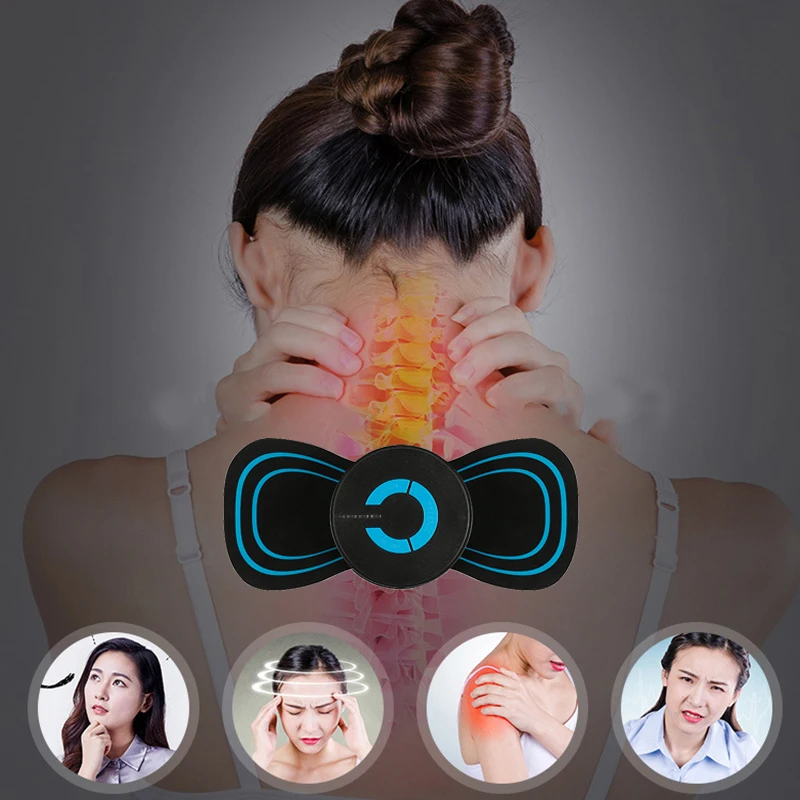 Neck Massager Convenient Effective Innovative Portable Muscle Relaxation Neck Pain Trending Surging Electric Mini Relaxing