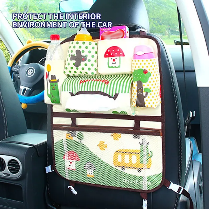 Sac de rangement multifonctionnel pour siège arrière de voiture, boîte d'isotBox, version coréenne, 1 pièce