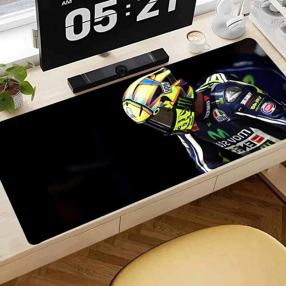 Rossi-motorcycle-R-racing-vr46 Mouse Pad Mouse Pad 1000x500mm Mousepad Non-Skid Lock Edge Keyboard Desk Mat kawaii Computer Pad