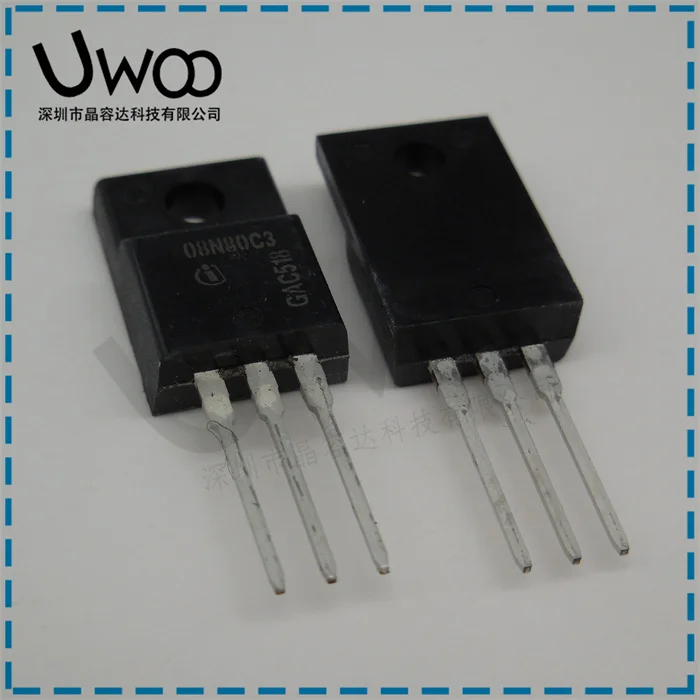 100%Original  New   SPA08N80C3 08N80C3 TO-220F MOS 8A 800V