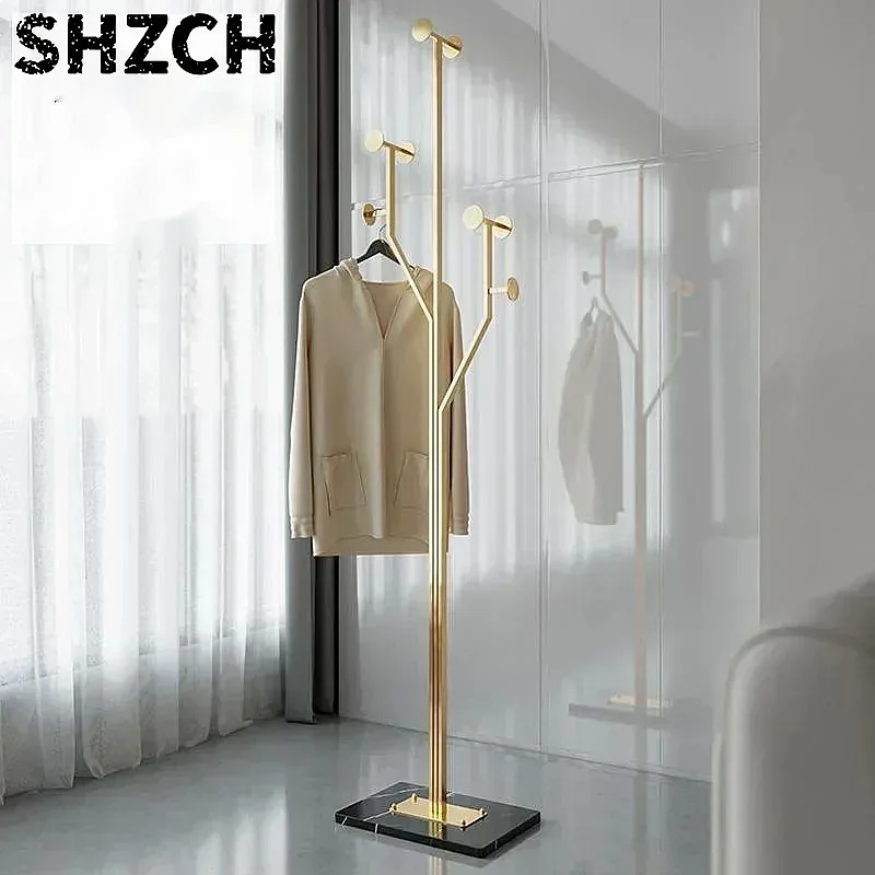 Light Luxury Nordic Branches Coat Rack Floor Standing Bedroom Hanger Clothes Hooks