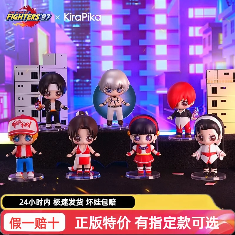 신규 킹 오브 파이터즈 블라인드 박스 킹 오브 파이터즈 키라피카 애니메이션 피규어 미스터리 박스 야가미 이오리 모델 쿄 쿠사나기 장난감