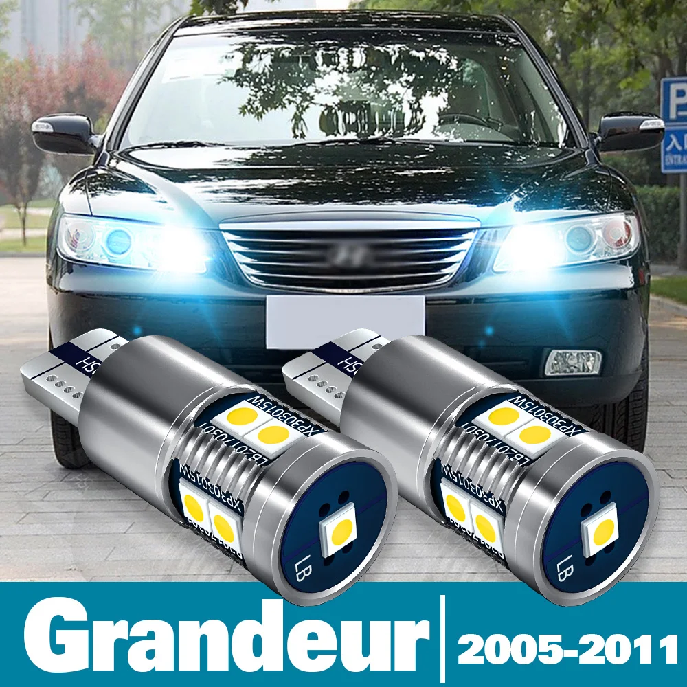 2pcs LED Parking Light For Hyundai Grandeur Accessories 2005 2006 2007 2008 2009 2010 2011 Clearance Lamp