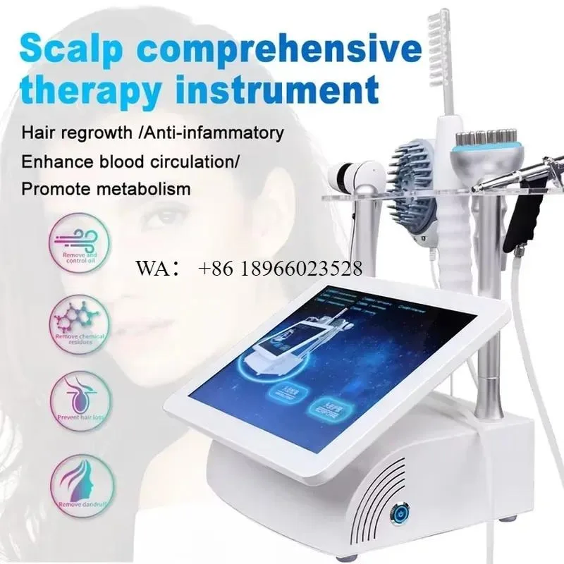 WMWMNU Wholesale 5 in 1 Scalp Analyzer Massager with 15 Inch Touchscreen for Hair Regeneration and Follicle Detection