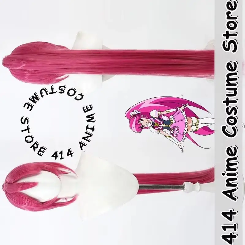 

Game & Anime Megumi Aino Cosplay Wig HappinessCharge PreCure! Heat-Resistant Fiber Synthetic Hair