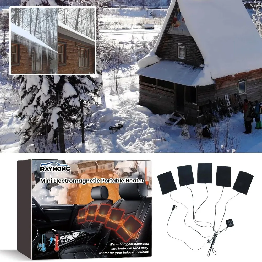 Dispositif de déneigement par chauffage, éléments chauffants, fusion, maintien de la chaleur, dégivrage au micro-ondes, dégivrage, Wskins