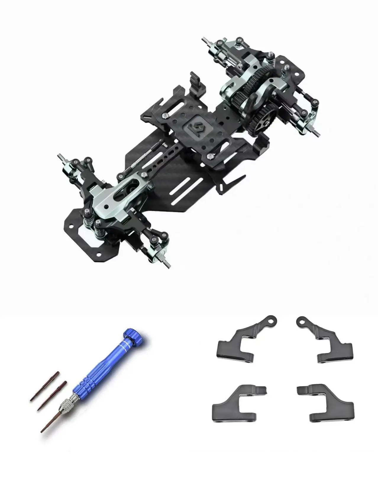TG RACING RWD Achterwielaandrijving Drift Racing RC Auto Frame Chassis 1/24 1/28 Afstandsbediening Voertuig Schroevendraaiers en onderdelen