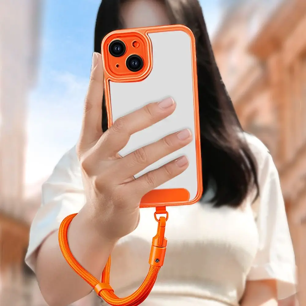 Accessoires de téléphone portable, lanière réglable tissée, sangle de poignet Anti-perte, corde de suspension courte universelle pour téléphone portable