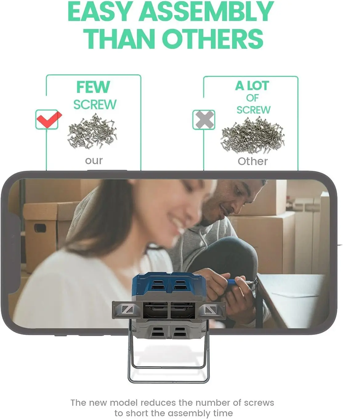 مركب مزدوج الغرفة مطور مع ميزان حرارة، سلة حديقة سوداء سعة 43 جالونًا للسماد الفعال #5