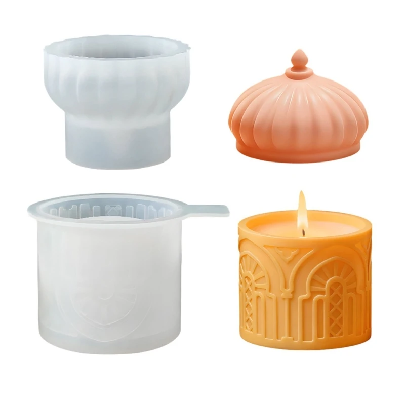 Sturdy Silicone Islamic Mold For Resin Jewelry Box Holder Crafts Reusable Lid Design
