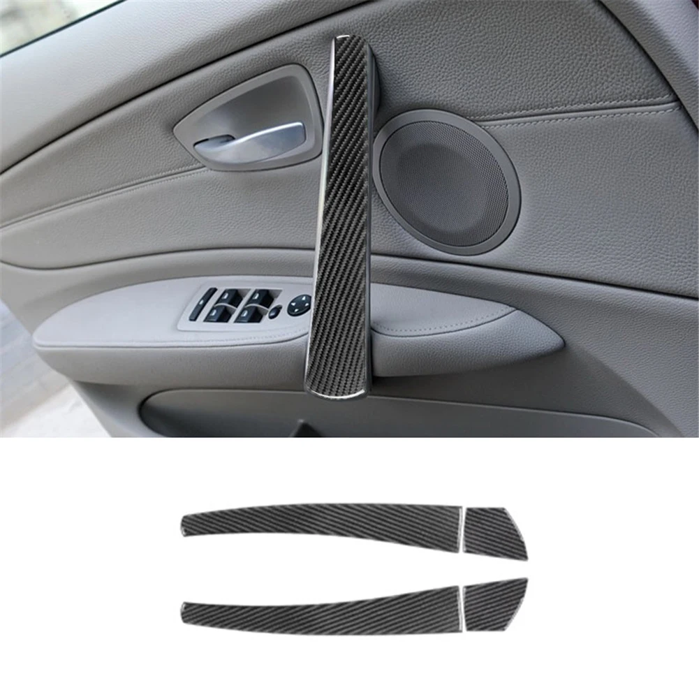 Pegatina protectora de fibra de carbono para Interior de coche, decoración para BMW serie 1, Cope Convertible, E82, E88, 2008-2013