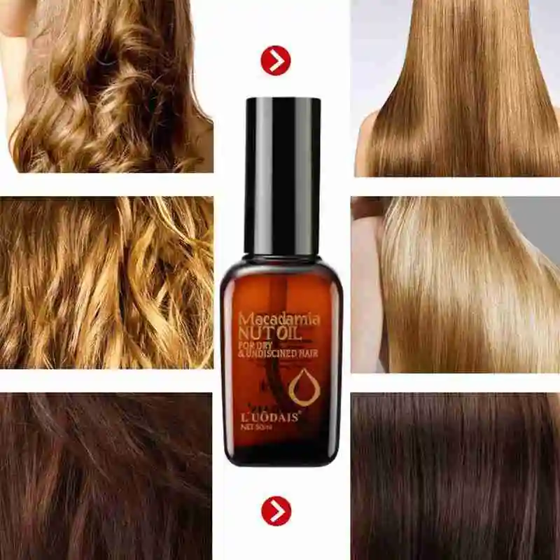 50ML Multi-functional Moroccan Argan Hair Oil Hair Moisturizing Repair Dry Damage Absorbed Oils Nourish Scalp Treatments