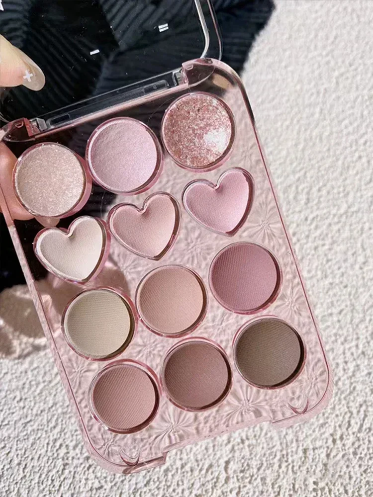 Colorgram 12-Color Eyeshadow Palette Matte Pearlscent Long-lasting EyeShadow Waterproof  Beauty Female Original Cosmetics