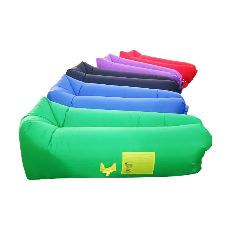 Portable Foldable Single-Person Lounger - Outdoor Air Sofa Bed for Camping & Travel image 5