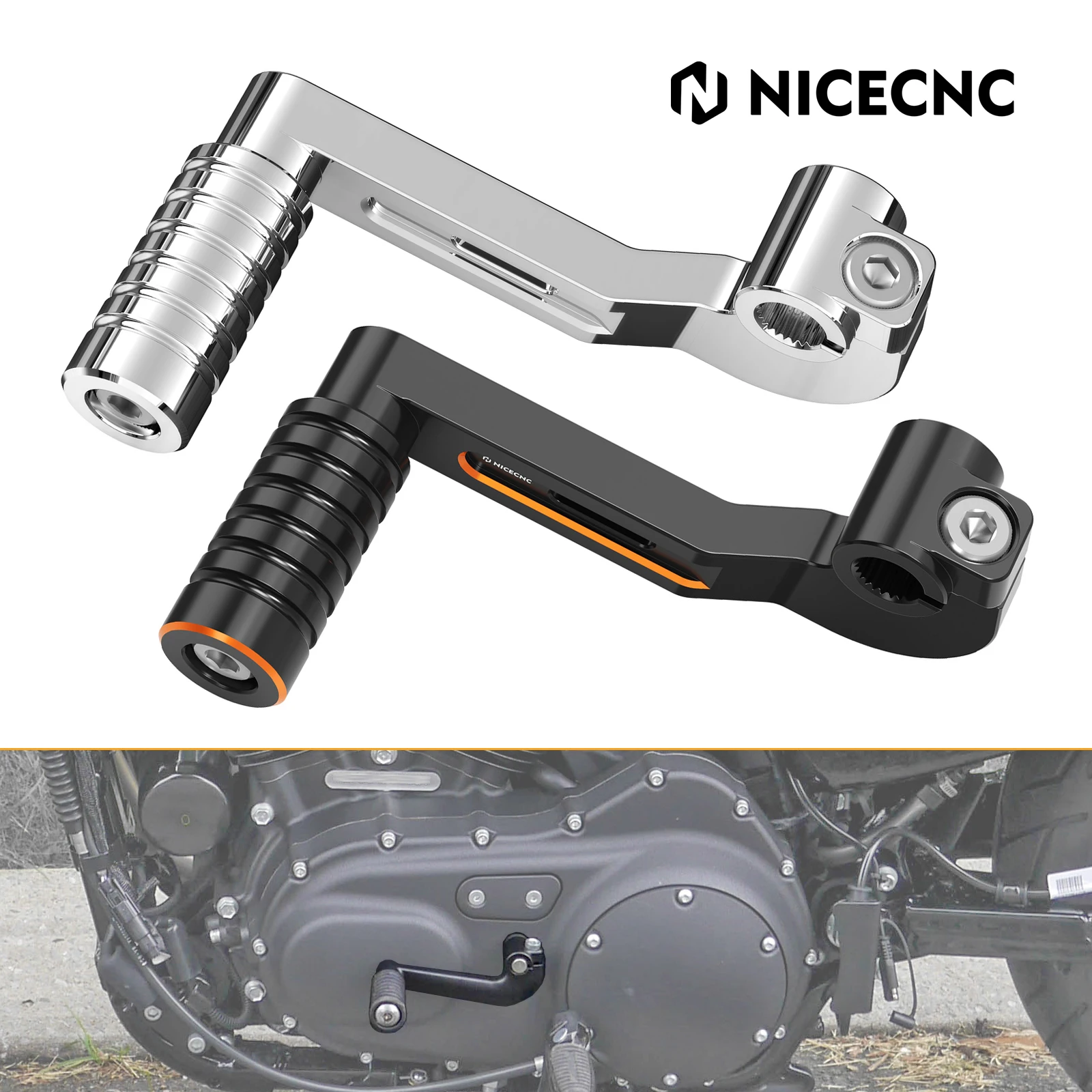 

Replace 34721-07 Gear Shifter Lever for Harley XL883 XL1200 Sportster 883 Sportster 1200 SuperLow Custom Low Nightster Roadster