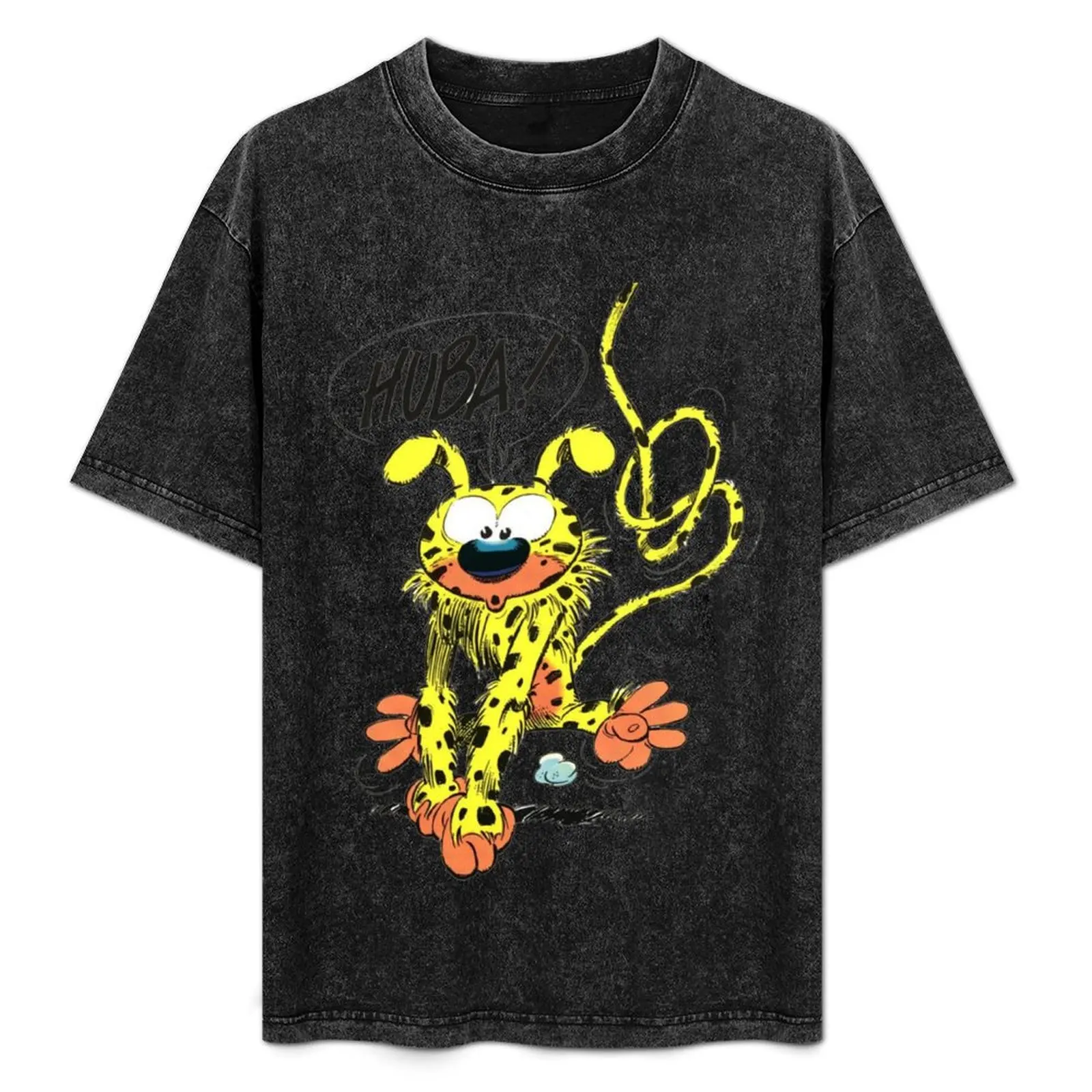 

Marsupilami Huba T-Shirt street wear summer clothes graphic t shirts T-shirts for men cotton