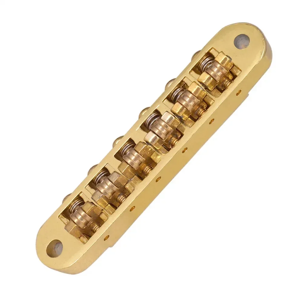 POTEA Roller Saddle Bridge Guitar Roller Saddle Bridge For Les Paul EPI Electric Guitar Accessories For 6 Stringed Instruments