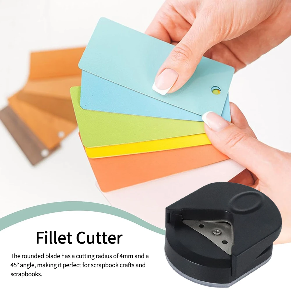 Circle Cutter Button Maker Corner Round Machine Corner Punching Portable Paper Cutter Card Photo Cutting