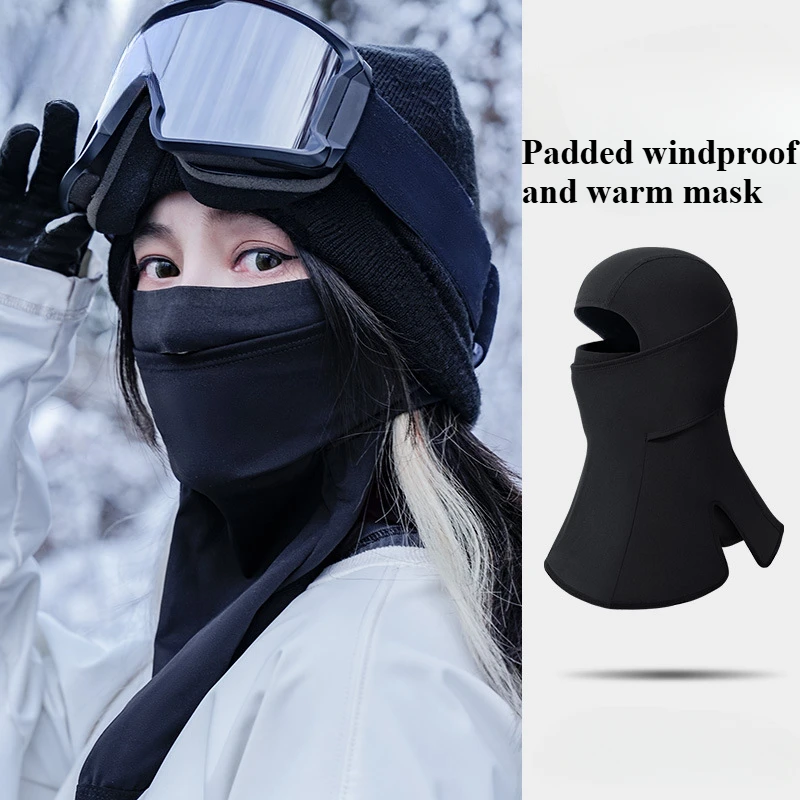 

Autumn and Winter Ski Headgear Men and Women Outdoor Cycling Windproof Padded Warm Riding Mask Mouthpiece